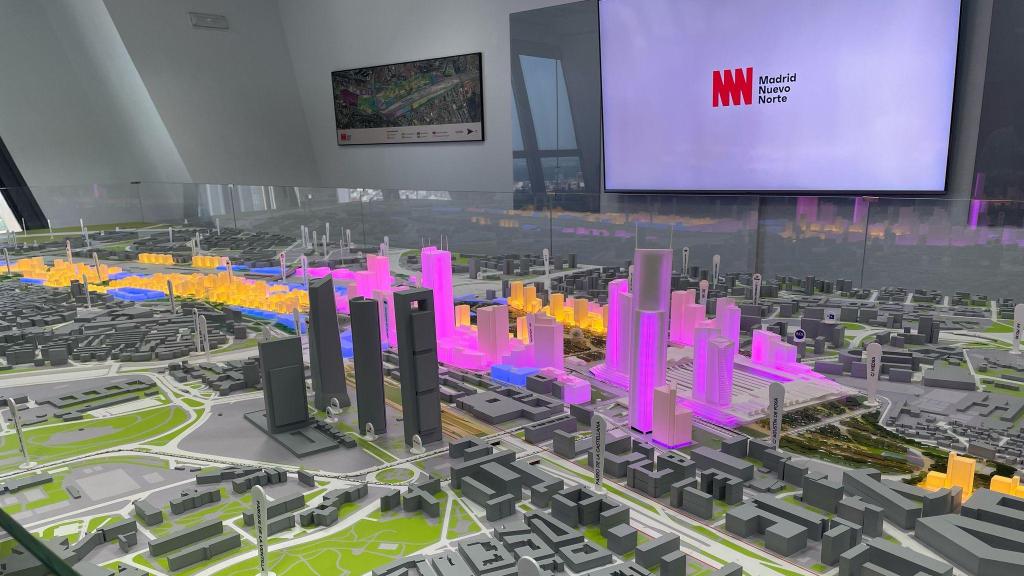 Maqueta de Madrid Nueva Norte.