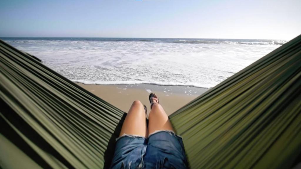 La hamaca puede instalarse donde quieras