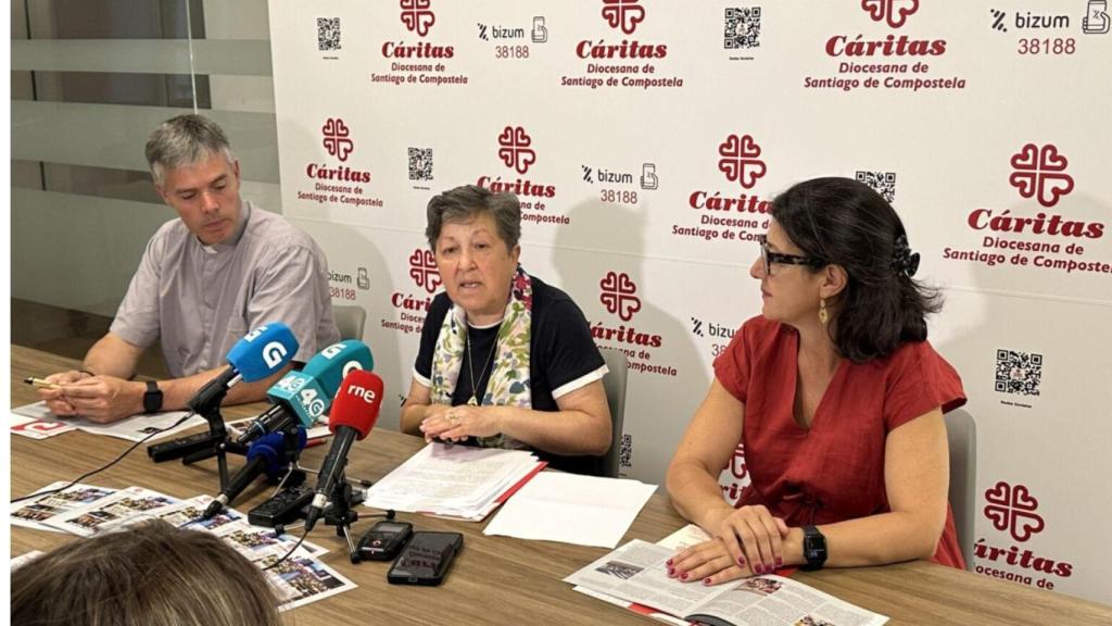 Presentación del balance de Cáritas Diocesana de Santiago en 2024.