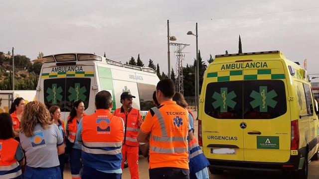 Técnicos sanitarios y ambulancias 061.