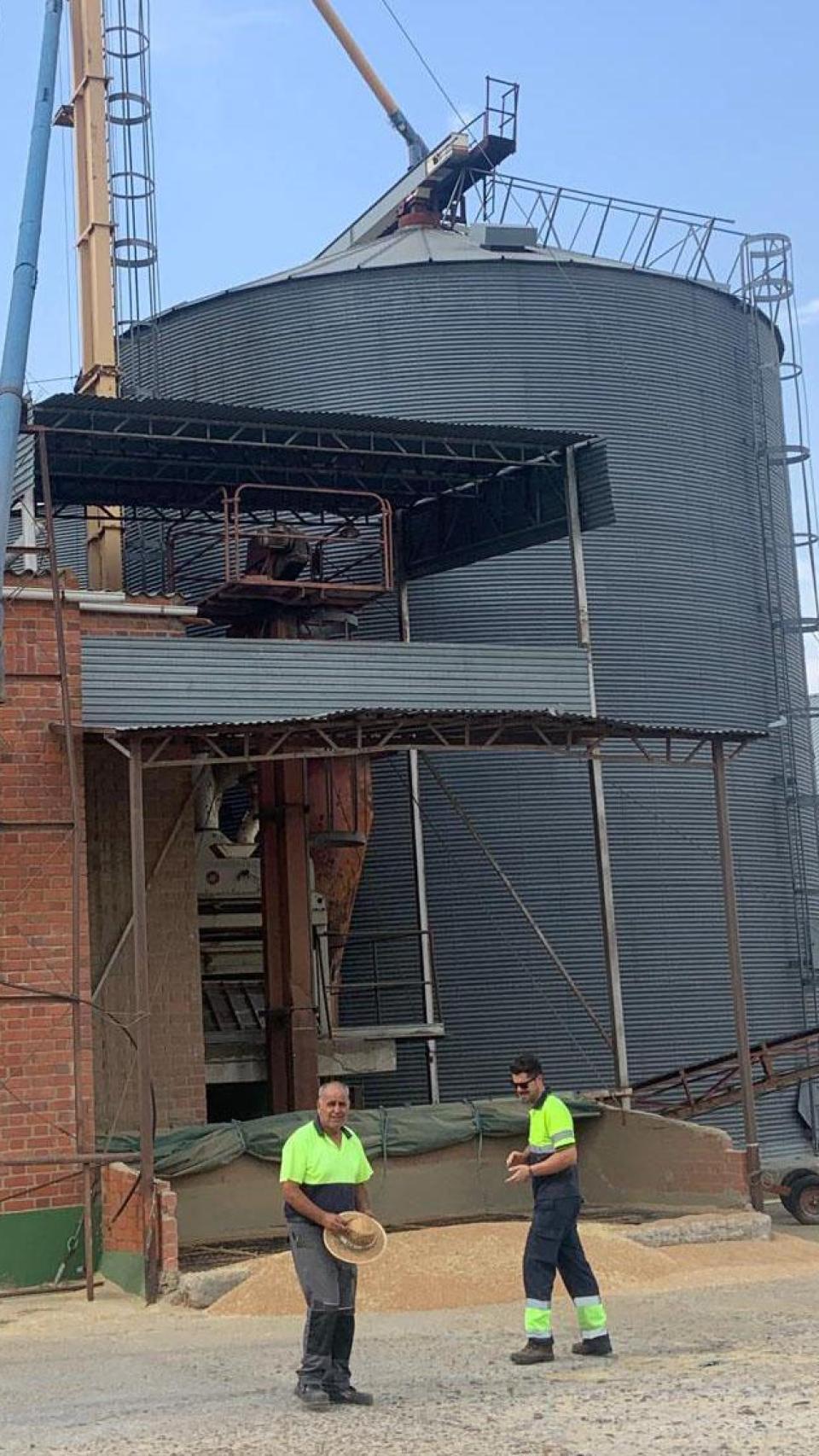 Trabajadores en la cooperativa