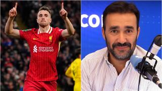 Montaje de Diogo Jota junto a Juanma Castaño.