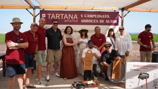 Maikel y Miguel, ganadores del V Campeonato de Arroces de Autor con una paella de secreto, setas, foie, mango y plátano