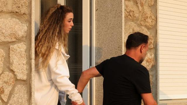 Rute Cardoso, la viuda de Diogo Jota, en Zamora este pasado jueves, 3 de julio.