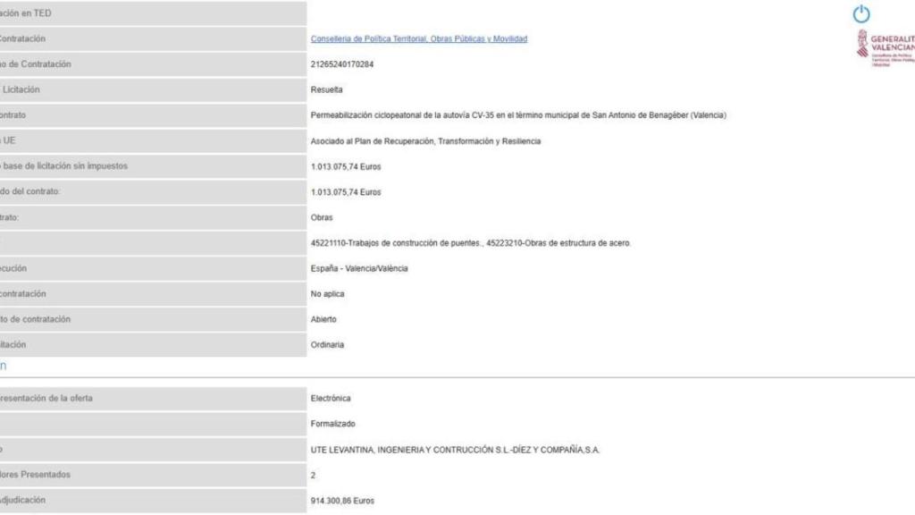 Obras San Antonio de Benagéber. EE