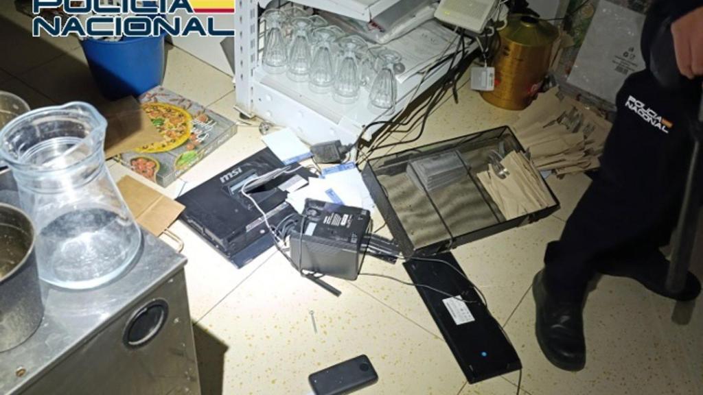 Imagen de un robo en un bar de Ronda.