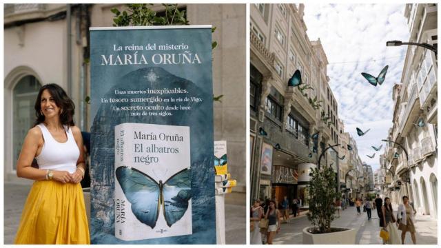 La autora María Oruña, en Vigo, a 3 de julio de 2025