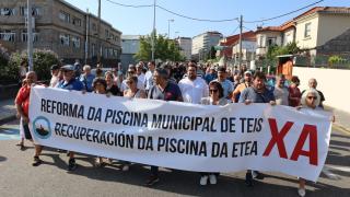 Manifestacion contra la privatización del servicio municipal de deportes, del pasado 30 de junio