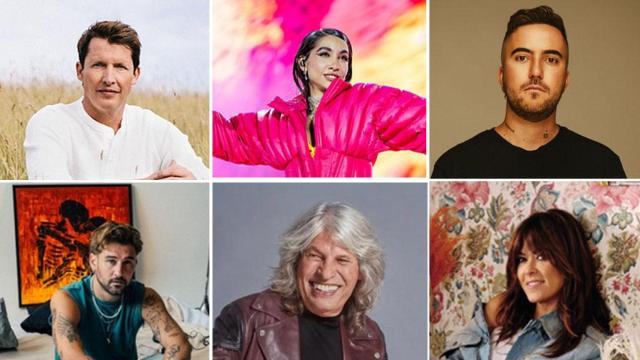 Alguno de los artistas que actuarán en las fiestas de Valladolid 2025