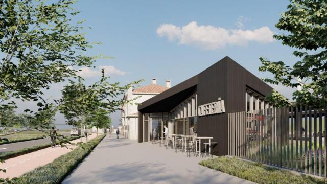 Recreación de la futura estación.