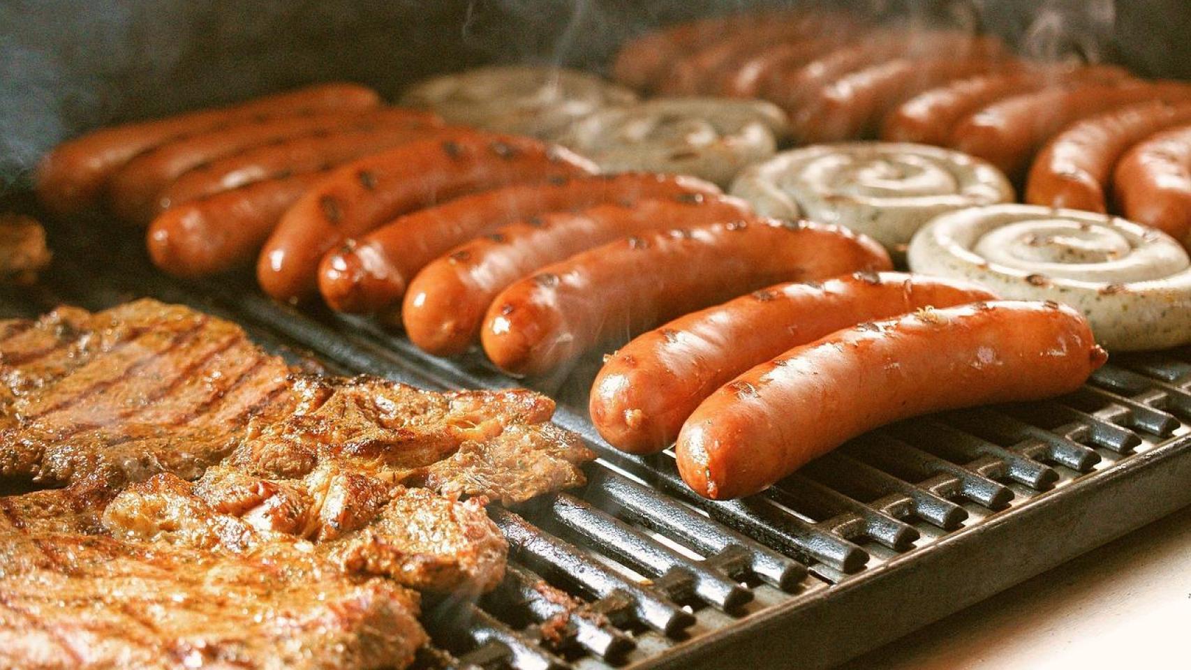 Una barbacoa.