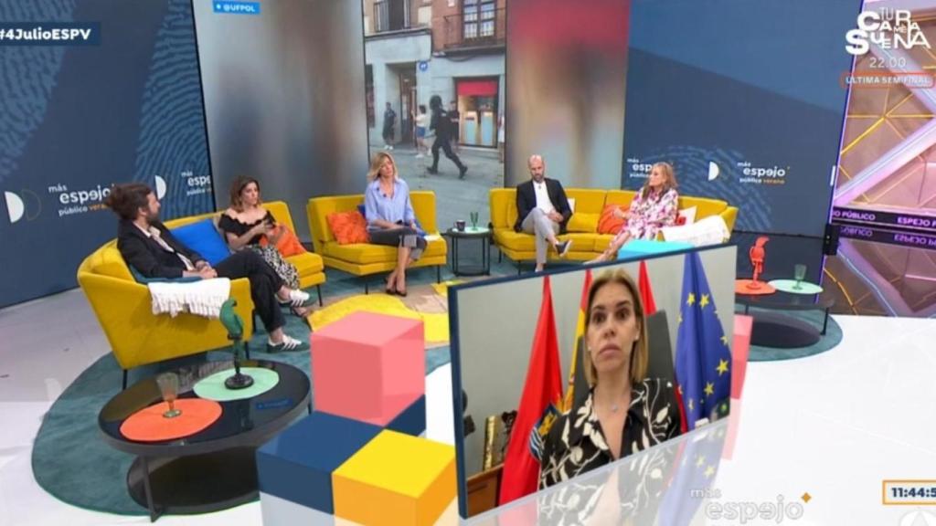 La alcaldesa ha intervenido en directo.