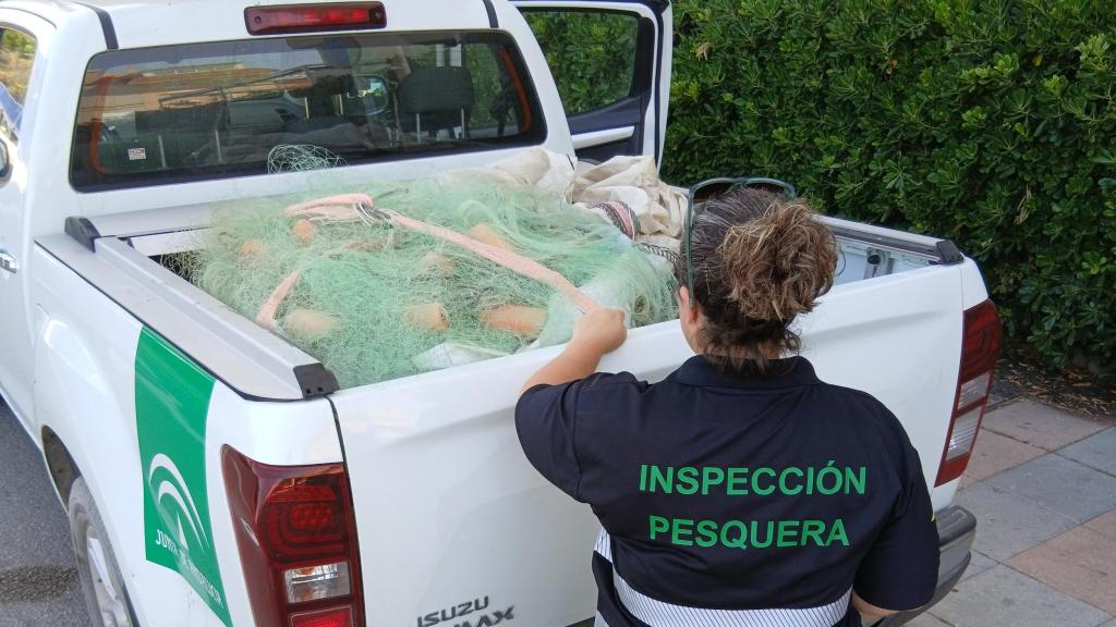 Las redes incautadas.