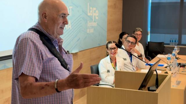 Imagen de Gervasio Ortiz, paciente de La Fe que cumple 10 años con un corazón mecánico. GVA