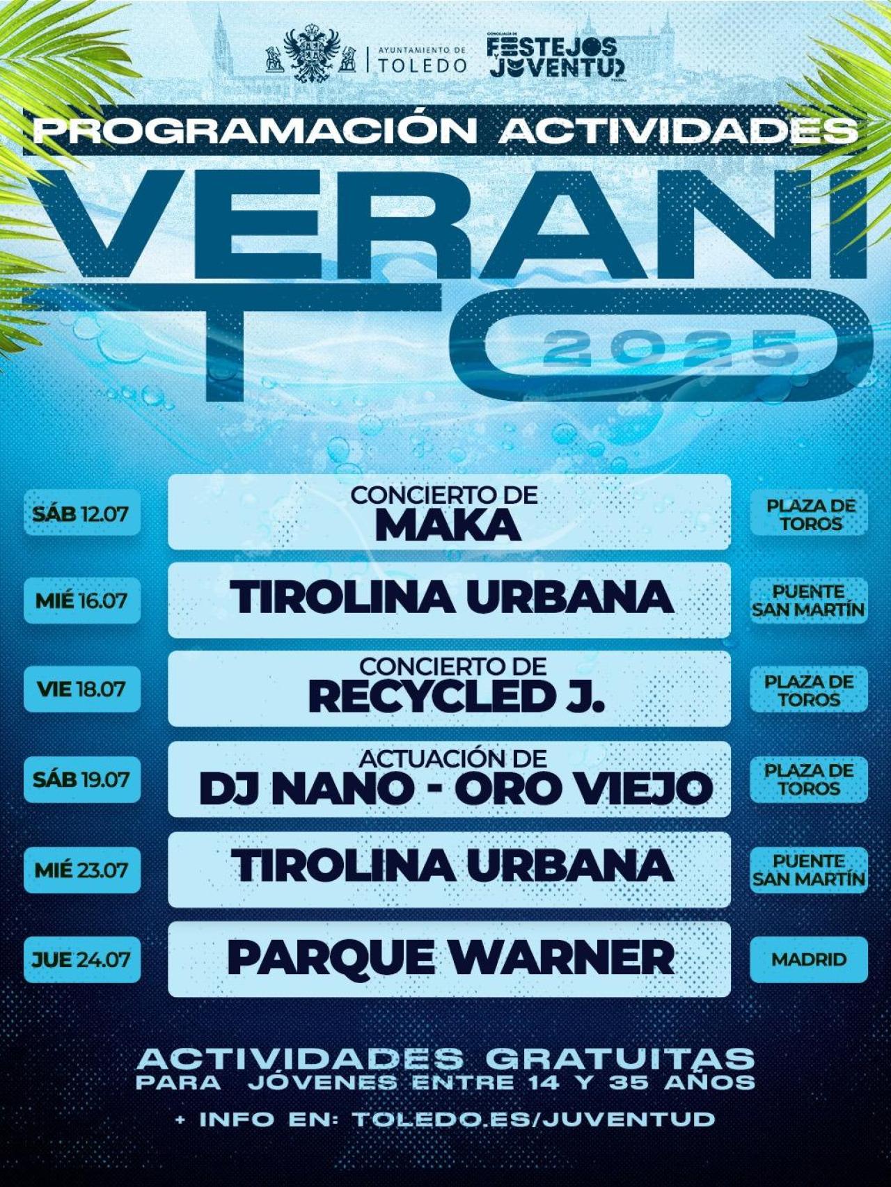 Algunas de la actividades del programa VeraniTO.