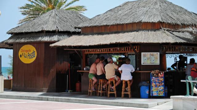 Un chiringuito.