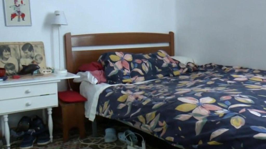 Dormitorio de la vivienda de Antonia Castillo.