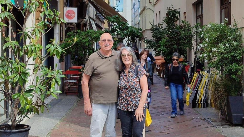 Begoña y Augusto en su visita a Parma