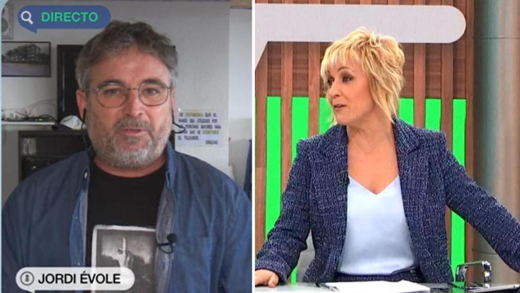 Jordi Évole frena el chiste de Cristina Pardo en 'Más vale tarde'.