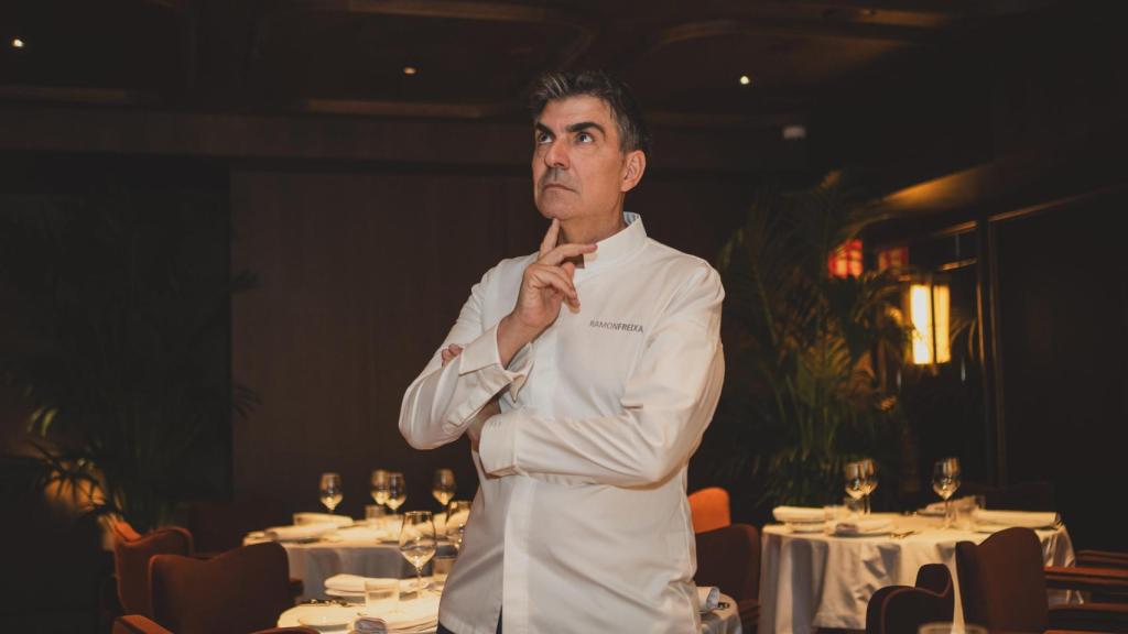 Ramón Freixa en Tradición, uno de los dos espacios que componen el nuevo restaurante.