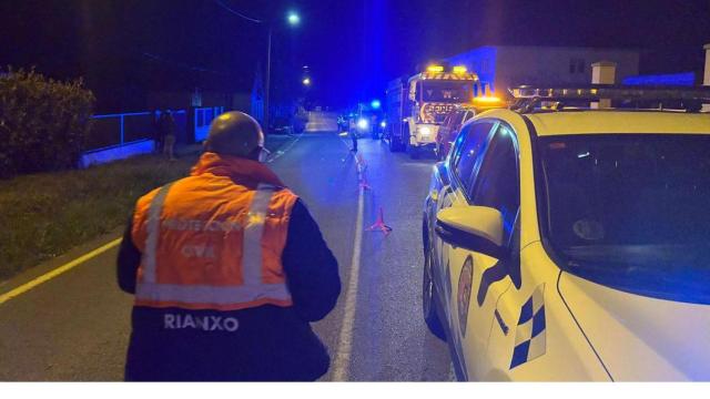 Fallece un motorista en Rianxo.