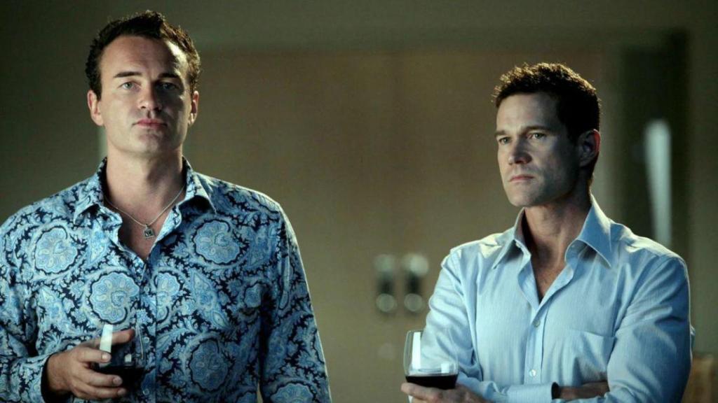 Julian McMahon y Dylan Walsh en una escena de 'Nip/Tuck'.