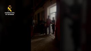 Detención del hombre en Valencia. Guardia Civil