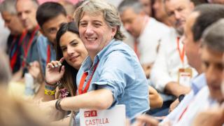 El secretario general del PSOECyL Carlos Martínez en el Congreso Federal del PSOE