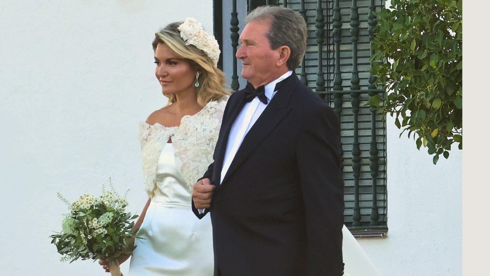 Luis Astolfi Jr. y Cristina Serrano (en la foto) ya son marido y mujer.