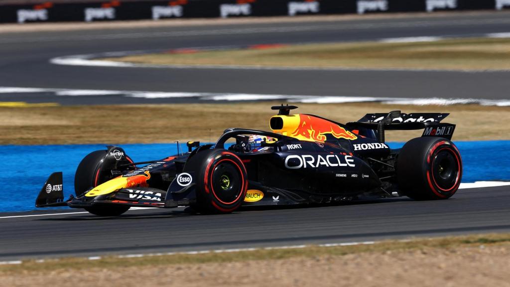 Max Verstapppen, en la clasificación del GP de Silverstone.
