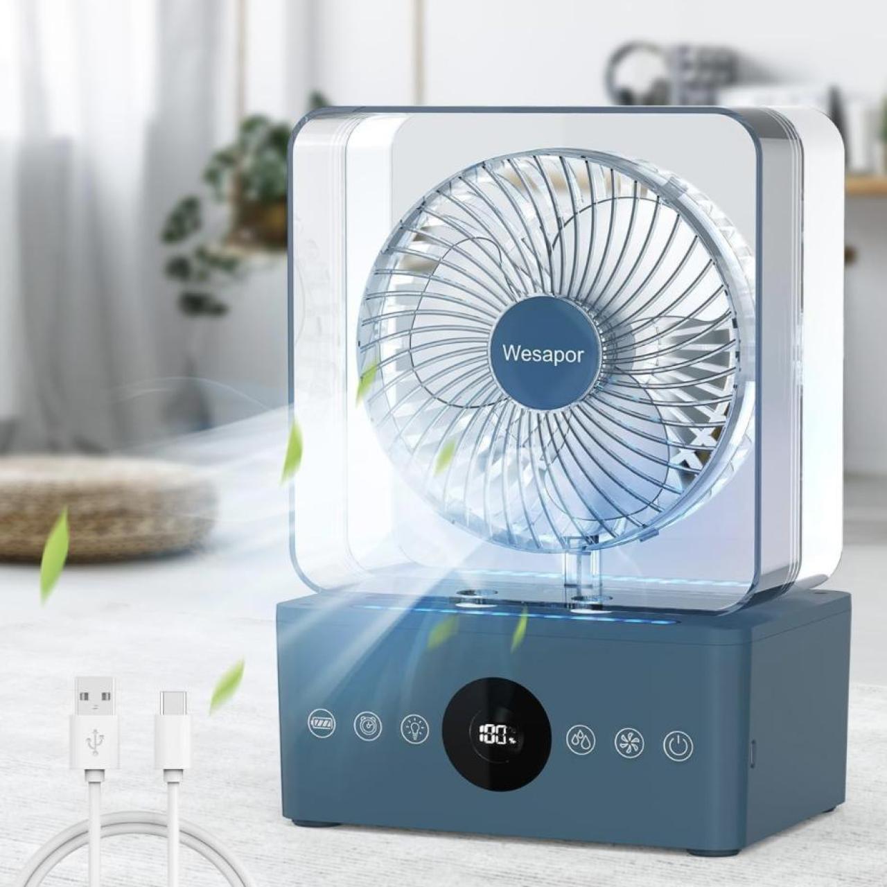 Este mini ventilador de Amazon es ideal para quienes no desean gastar en un sistema de ventilación central.