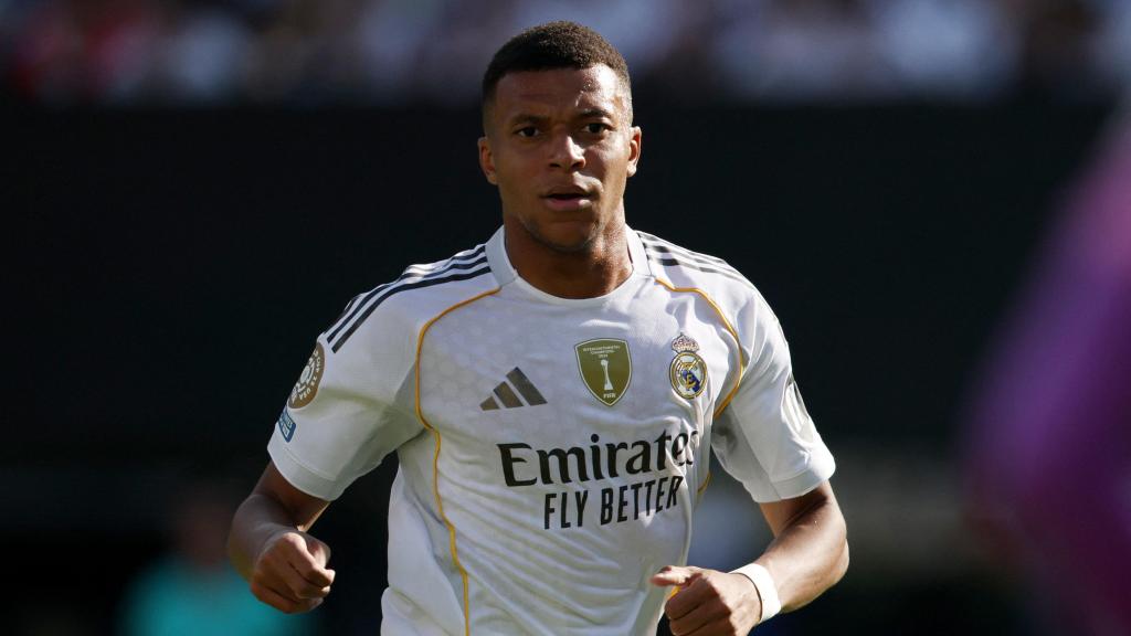 Kylian Mbappé, en el partido ante el Borussia Dortmund.