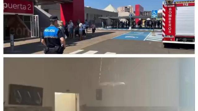 Incendio en un restaurante del Centro Comercial Carrefour de León