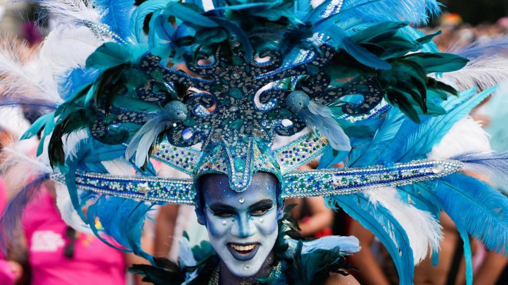 Un momento de la marcha del Orgullo 2025 en su recorrido por las calles de Madrid.