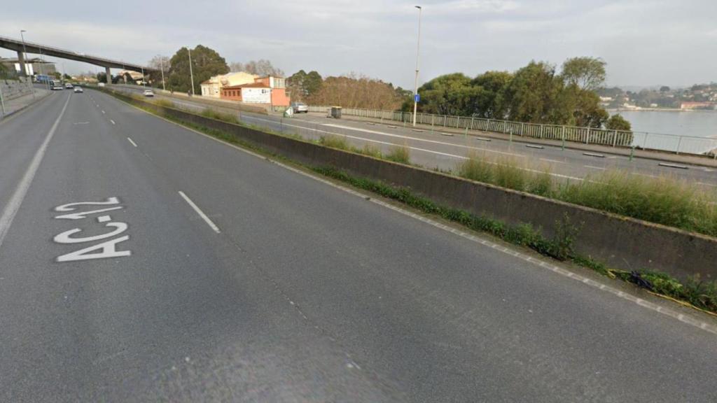 La avenida Puente Pasaje de A Coruña en una imagen de Google Maps