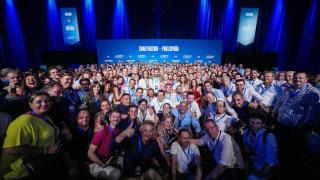 Foto de familia de la delegación de Castilla-La Mancha en el Congreso Nacional del PP.