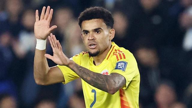 Luis Díaz, durante un partido reciente con Colombia.