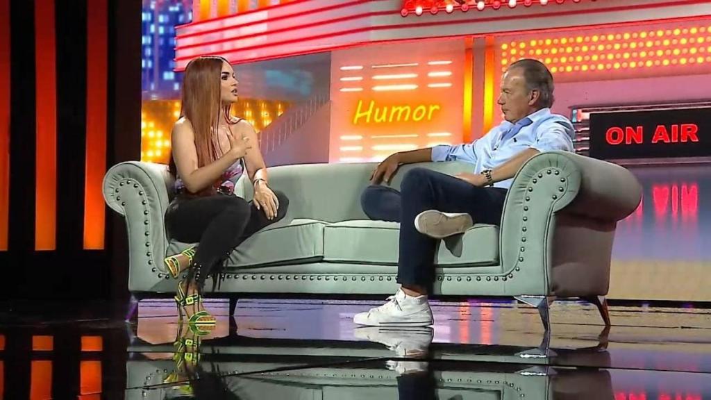 Melody y Bertín Osborne en 'El show de Bertín'.