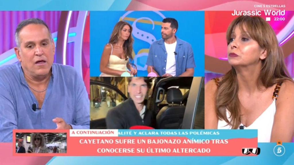 Colaboradores en plató.