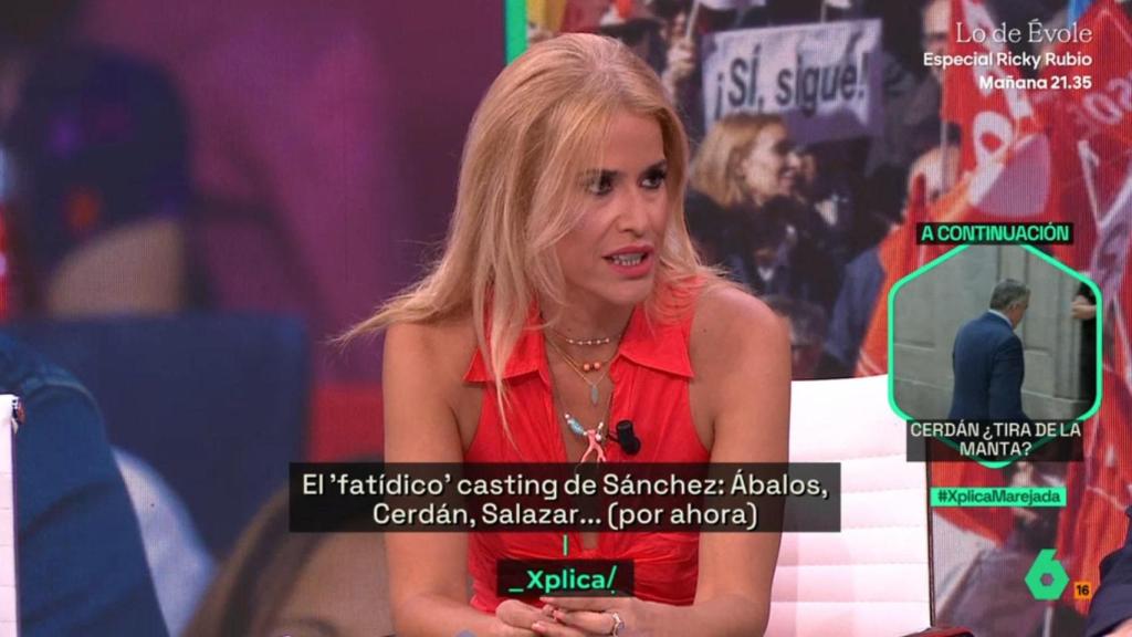 Afra Blanco en 'laSexta Xplica'.