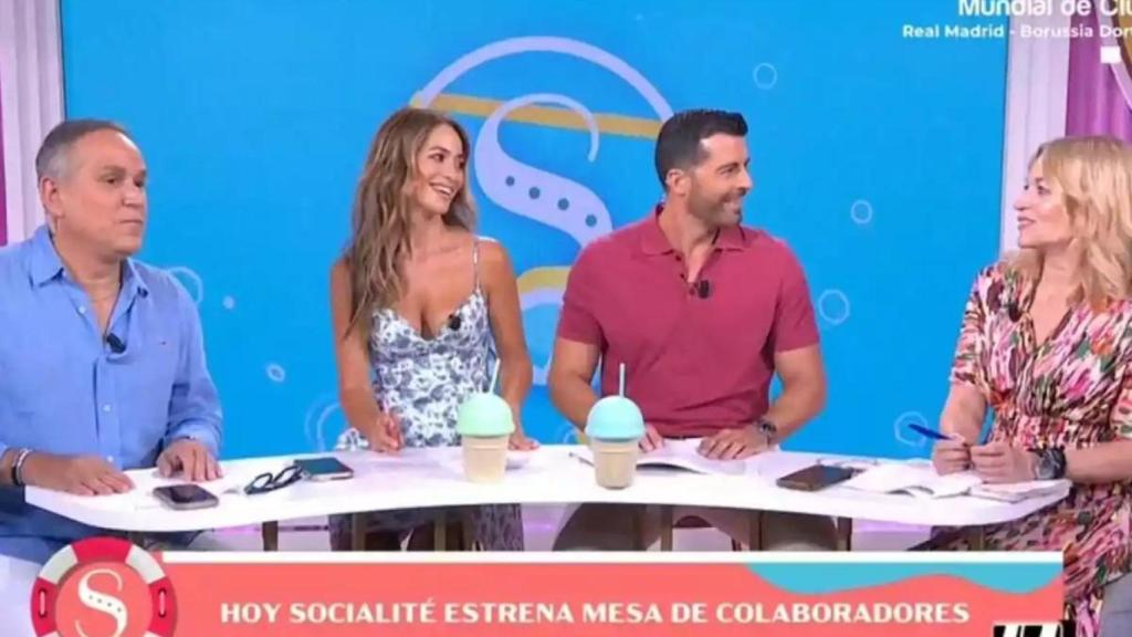 Aurelio Manzano, María Verdoy, Antonio Santana y Almudena del Pozo en 'Socialité'.