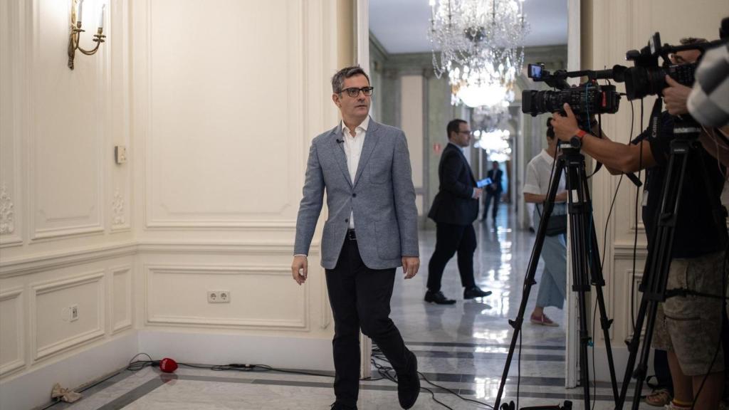 El ministro Félix Bolaños, el pasado 28 de junio en un acto en Madrid./