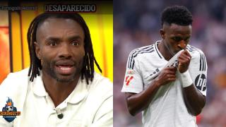 Javi Balboa, exfutbolista del Real Madrid, y Vinícius.