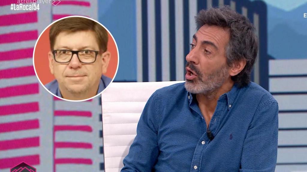 Paco Salazar en una imagen de archivo y Juan del Val en 'La Roca'.