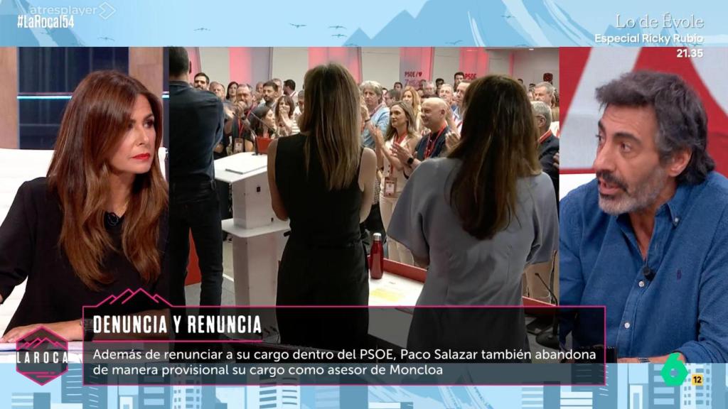 Nuria Roca y Juan del Val en 'La Roca'.