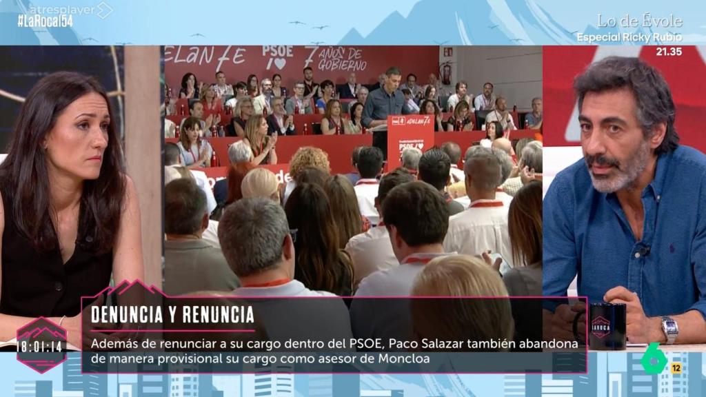 Ana Martín y Juan del Val en 'La Roca'.