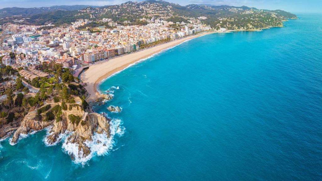 Vista aérea de Lloret de Mar.