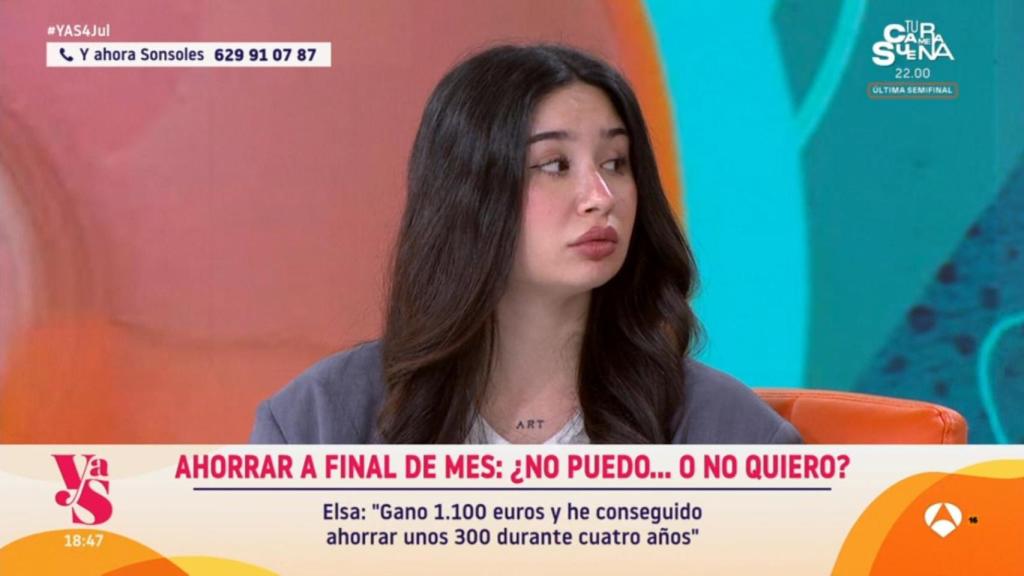 Elsa en 'Y Ahora Sonsoles'.