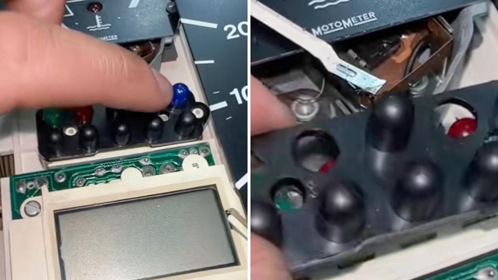 El curioso fallo de este Volkswagen Golf desvela un detalle que muchos desconocen sobre las luces azules del cuadro