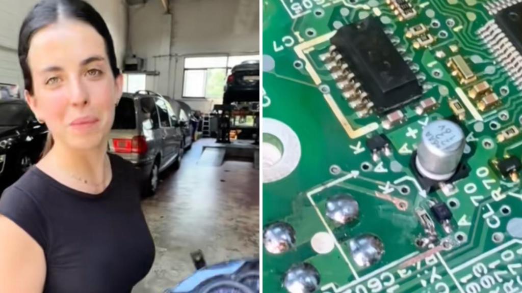 Así arregló el cuadro de su moto dañado por el agua: el vídeo viral que demuestra que todo tiene solución